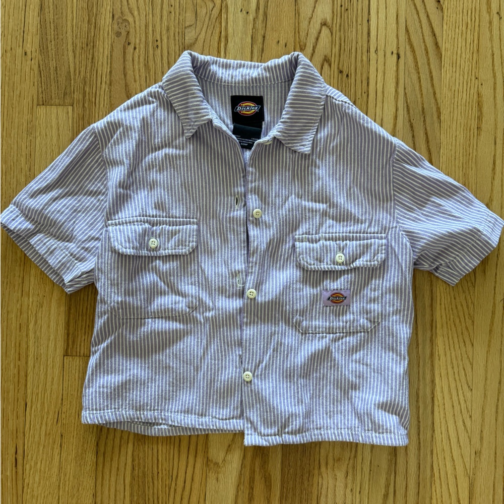 Dickies Pants and Collared Shirt Set